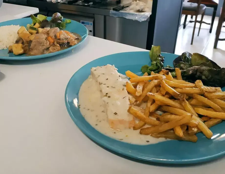 Plat poissoin et viande